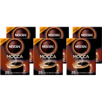 Nescafé Mocca oploskoffie - 6 x 20 zakjes