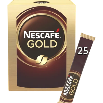 Nescafe Gold oploskoffie - 25 zakjes Doos 25 st
