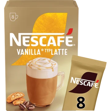 Nescafé Vanillesmaak Typ Latte 8 x 17 g