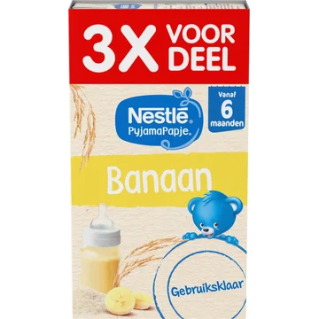 Nestlé PyjamaPapje® Banaan 6+ maanden baby pap 3 x 250 ml