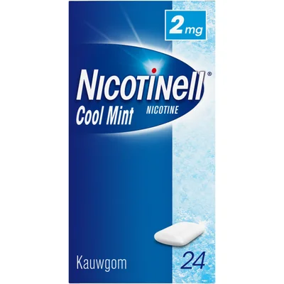 Nicotinell Cool mint nicotine kauwgom