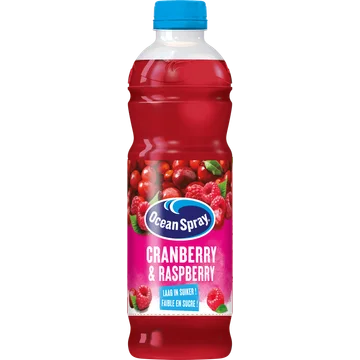 Ocean Spray Vruchtendrank Framboos laag in suiker 1 L