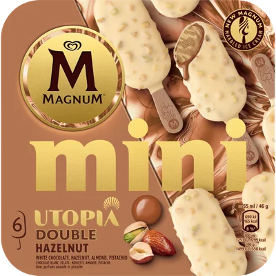 Ola Magnum mini double hazelnut 6 st.
