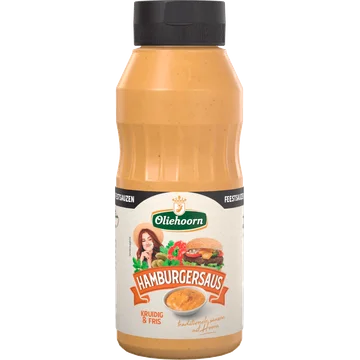 Oliehoorn Hamburgersaus Kruidig & Fris 270 ml