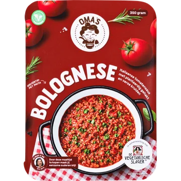 Oma's Bolognesaus Vega 350gr