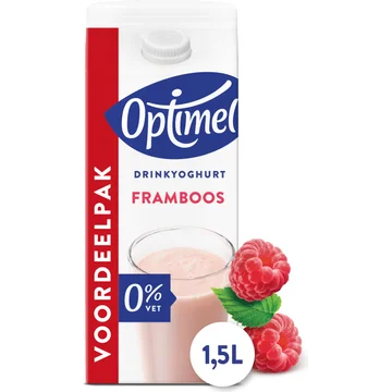 Optimel Drinkyoghurt Framboos 0% Vet 1.5L