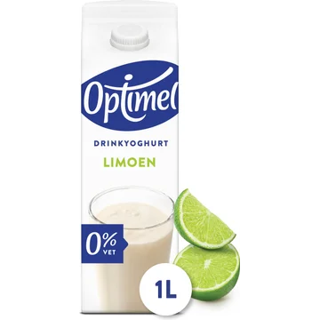Optimel Drinkyoghurt Limoen 0% Vet 1L