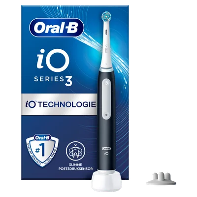 Oral-B iO3s black elektrische tandenborstel Doos 1 st