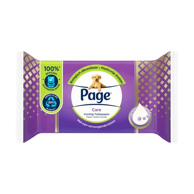 Page Vochtig Toiletpapier Care Zak 38 st