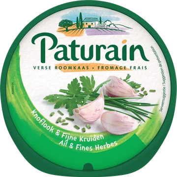 Paturain Verse Roomkaas Knoflook & Fijne Kruiden 150 g