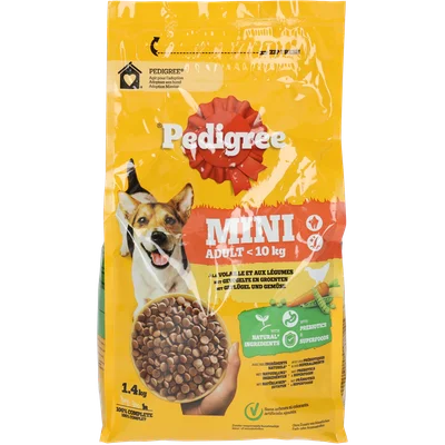 Pedigree Hondenvoer adult mini gevogelte en groente
