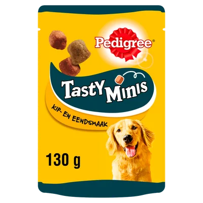 Pedigree Tasty Mini's hondensnack kip&eend