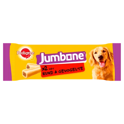 Pedigree Jumbone Medium Rund&amp;Gevogelte Wikkel 2 st
