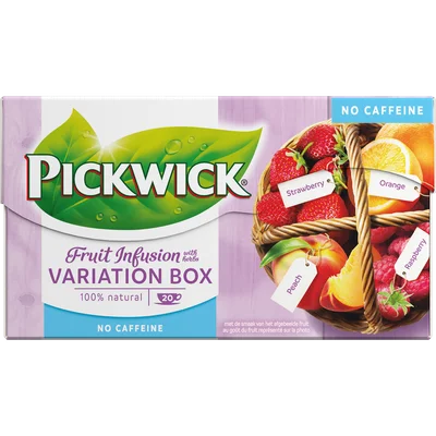 Pickwick Vruchtenthee fruitvariatie 20 zk.