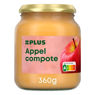PLUS Appelcompote Pot 360 g