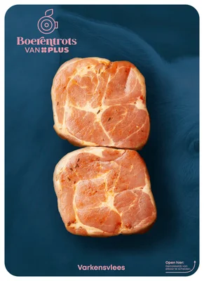 PLUS Boerentrots Gekruide varkensribeye Griekse stijl 500 gram