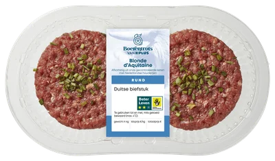 PLUS Boerentrots Duitse biefstuk 2 stuks Tray 200 g