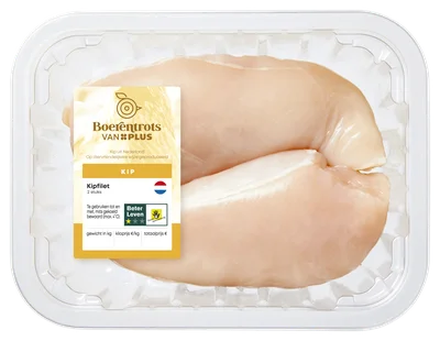 PLUS Boerentrots Kipfilet 2 stuks Stuk 350 g