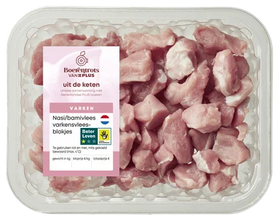 PLUS Boerentrots Nasi-bamivlees Tray 350 g