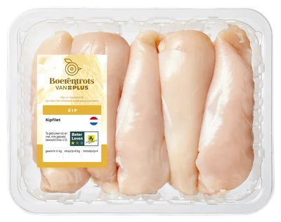 PLUS Boerentrots Kipfilet Voordeelverpakking Stuk 800 g
