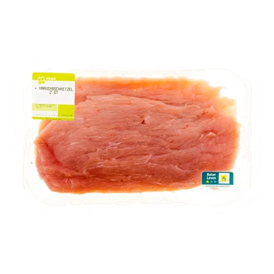 PLUS Varkensschnitzel 2 stuks 250 gram