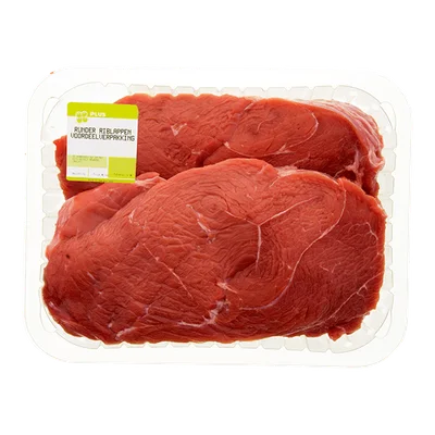 PLUS Boerentrots Runderriblappen 2 stuks 500 gram