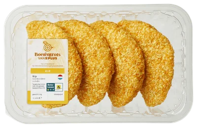 PLUS Boerentrots Kip cordon bleu 4st