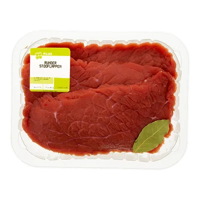 PLUS Boerentrots Runder Stooflappen BLAQ 2 st 500 gram