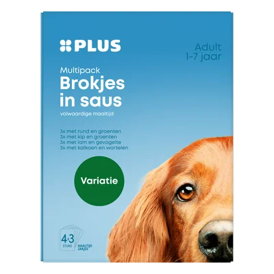 PLUS Adult brokjes in saus Set 12 st