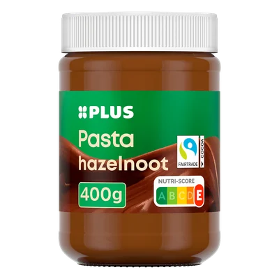 PLUS Hazelnootpasta Fairtrade