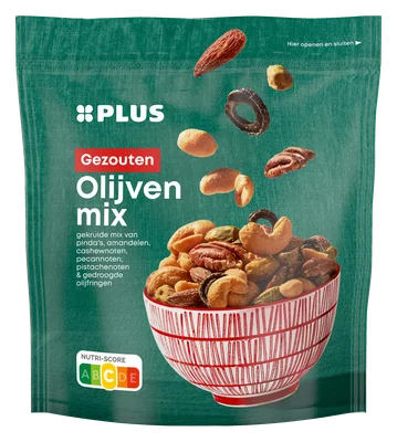 PLUS Olijvenmix gezouten Stazak 200 g