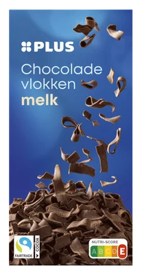 PLUS Chocoladevlokken melk Fairtrade Doos 300 g