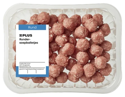 PLUS Rundersoepballetjes Tray 250 g