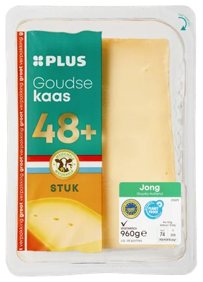 PLUS Goudse jong 48+ stuk Tray 960 g