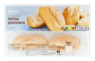 PLUS Pistolets wit Zak 300 g
