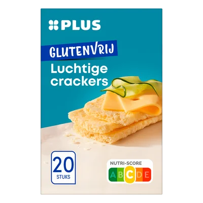 PLUS Glutenvrije luchtige crackers Doos 150 g