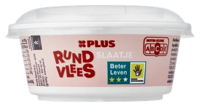 PLUS Rundvleesslaatje Kuipje 150 g