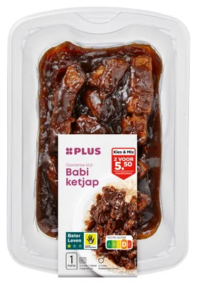 PLUS Babi ketjap 260 gram Tray 260 g