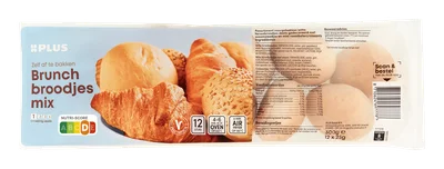PLUS Brunchbroodjes mix Zak 300 g