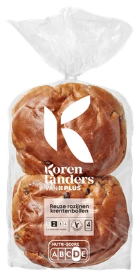 PLUS Korenlanders Reuze krenten rozijnen bollen