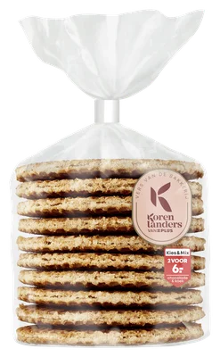 PLUS Korenlanders Roomboter stroopwafels Zakje 400 g