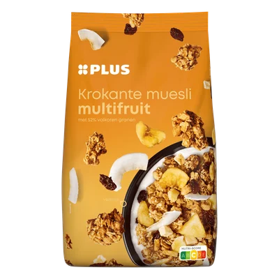 PLUS Krokante muesli multifruit