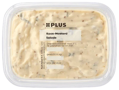 PLUS Kaas-Mosterdsalade Kuipje 150 g
