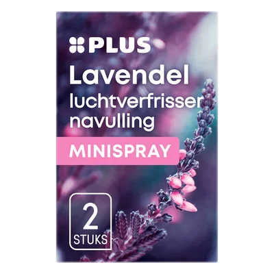 PLUS Luchtverfrisser minispray lavendel nav