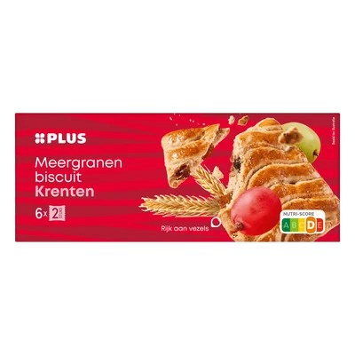 PLUS Meergranenbiscuit krenten