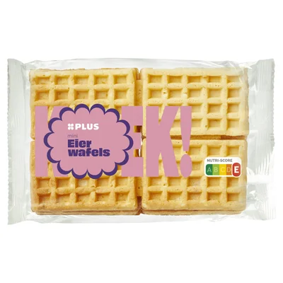 PLUS Mini eierwafels