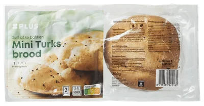 PLUS Mini Turks brood Zak 2 st