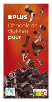 PLUS Chocoladevlokken puur Fairtrade