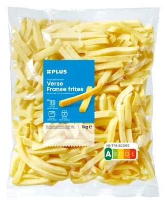 PLUS Verse Franse frites Zakje 1000 g