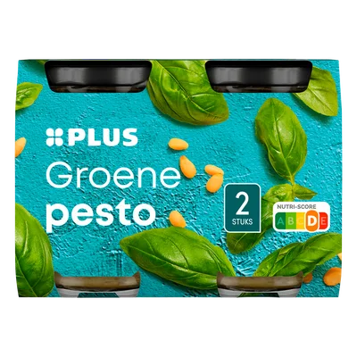 PLUS Pesto groen duopak Wikkel 180 g